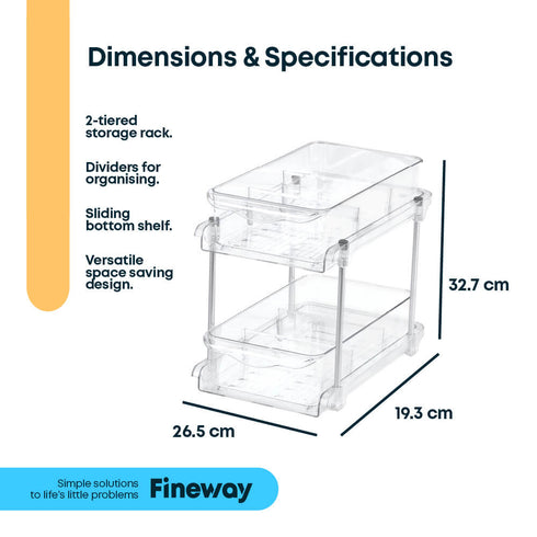 Organiser & Storage Rack Set of 2